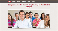 Desktop Screenshot of medicalcodinguae.com